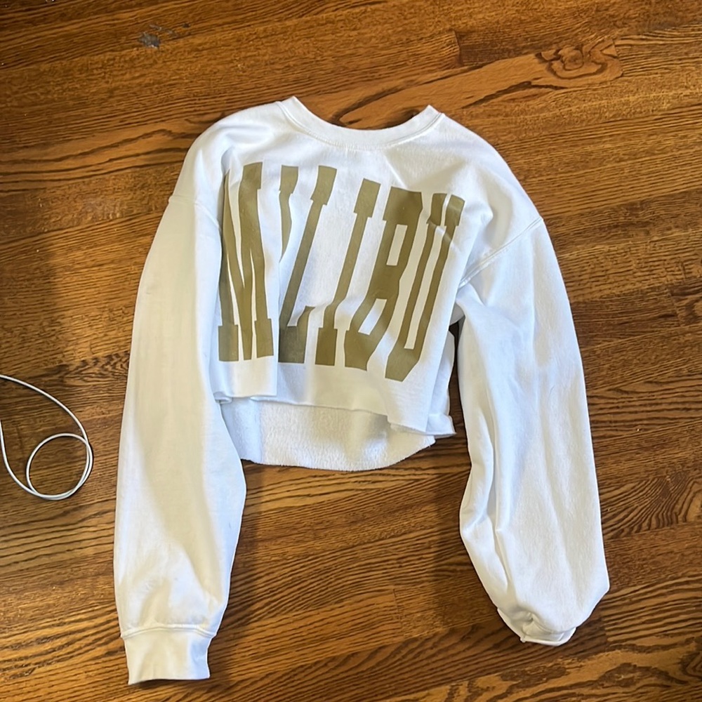 Cropped Malibu crewneck